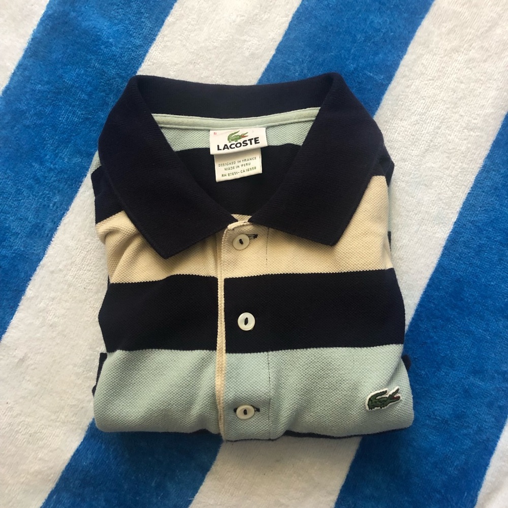 LACOSTE Short Sleeve Polo Men’s L 5